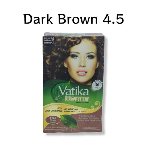 Vatika Henna Hair Colours - Dark Brown 4.5 Hair Care SA Deals 