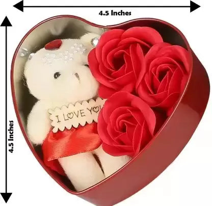 Buyist Soft Toy, Artificial Flower Gift Set Gift Set Noaharkworld 