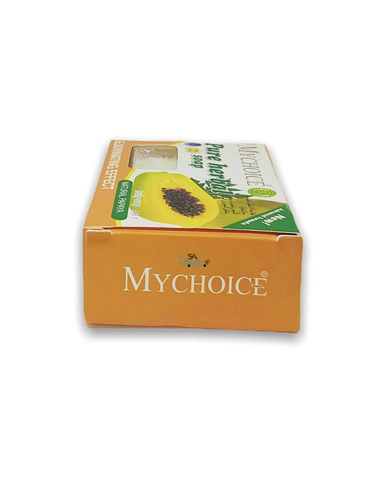MYCHOICE Pure herbal Papaya soap 100g Soap SA Deals 