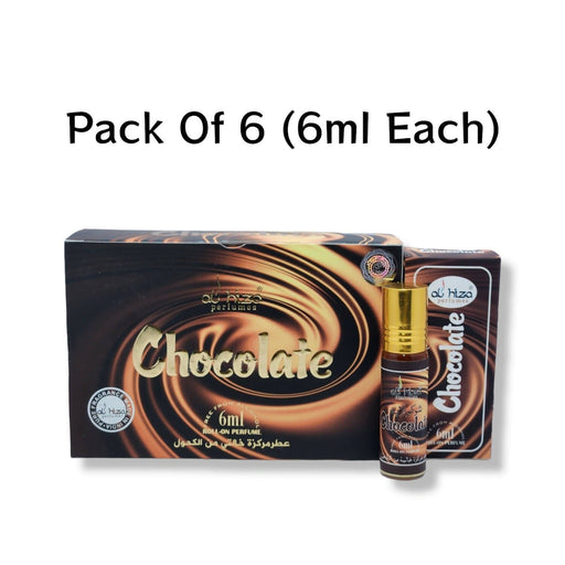 Al hiza perfumes Chocolate Roll-on Perfume Free From Alcohol 6ml (Pack of 6) Perfume SA Deals 