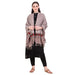 checkered brown shawl for winter Clothing New India Trends 