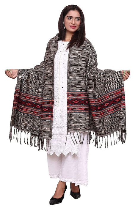 winter grey shawl Clothing New India Trends 
