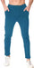 Regular Fit Men Light Blue Lycra Blend Trousers Clothing Vantar 