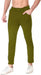 Regular Fit Men Dark Yellow Lycra Blend Trousers Clothing Vantar 