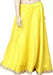 TAVAN Solid Women A-line Yellow Skirt Free Size Prijam Store 