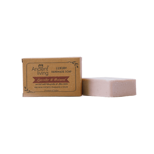 Ancient Living Lavender & Oatmeal Luxury Handmade Soap(Set of 3) 100gm Skin Care Ancient Living 