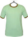 Printed Men Round Neck Light Green T-Shirt Apparel & Accessories Vantar 