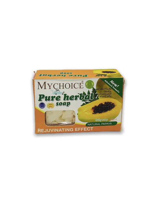 MYCHOICE Pure herbal Papaya soap 100g Soap SA Deals 