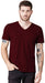 THE BLAZZE T-Shirt for Men Maroon Color (Neck Style: V Neck ,Sleeve Type: Half Sleeve) t-shirt JOTHI TEXTILES 