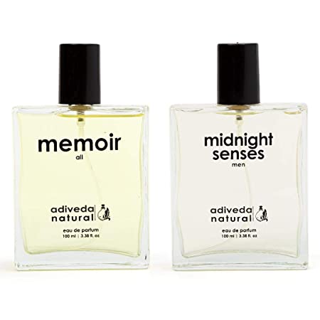 Adiveda Natural Memoir & Midnight Senses For Men & Women Combo Eau de Parfum - 200 ml Perfumes Adiveda Natural 