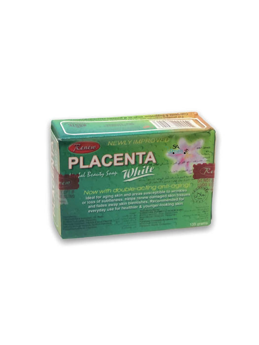 Renew PLACENTA White Herbal Beauty Soap 135g Soap SA Deals 