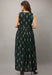 Printed Rayon Blend Stitched Flared/A-line Gown (Green) Gown Komal fashion 