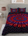 UniqChoice Purple Color 100% Cotton Badmeri Printed King Size Bedsheet With 2 Pillow Cover(D-1047NPurple) MyUniqchoice 