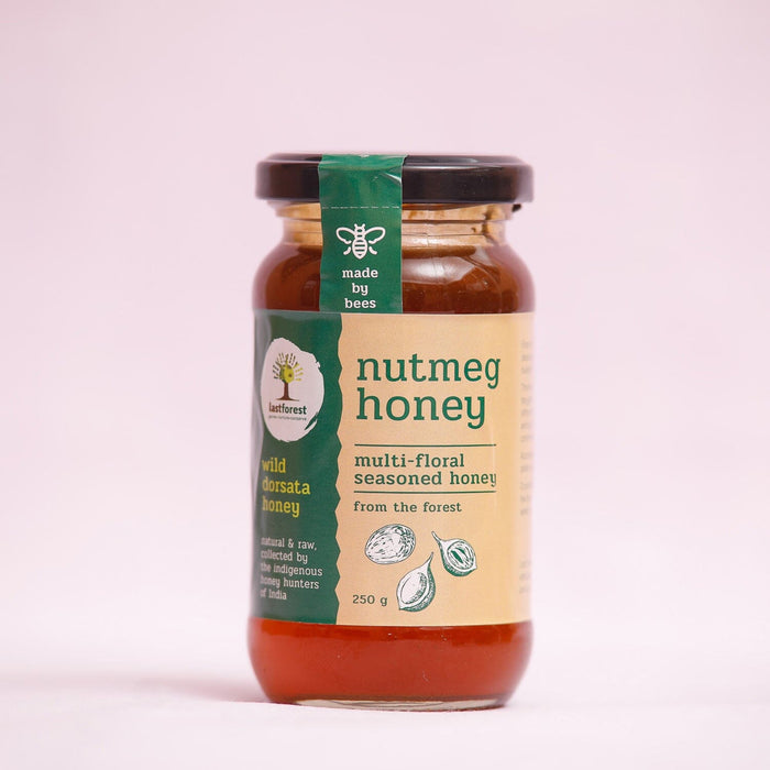 Last Forest Nutmeg Spiced Wild Honey 250gms Honey Ecosattvastore 
