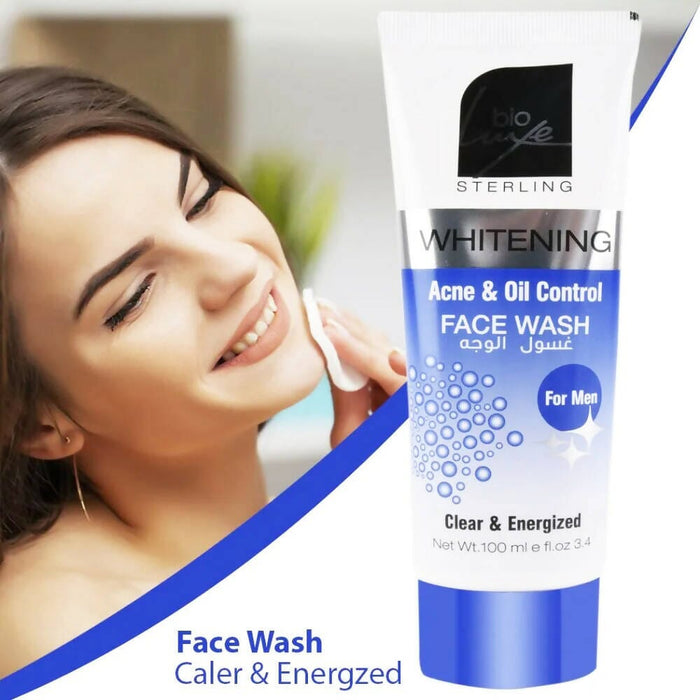 Bio Luxe Whitening Acne & Oil Control Face Wash - 100ml (Pack Of 3) Face Wash Health And Beauty 