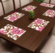 Beautiful 6 pes table mat set Home & Garden Love Kush Collection 