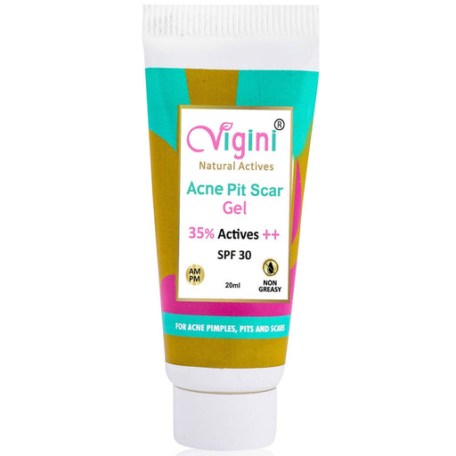Vigini 35% Actives Anti Acne Pits & Scars Stop Spot Face Gel Men Women Boys Girls 20ml health & Wellness Global Medicare Inc 