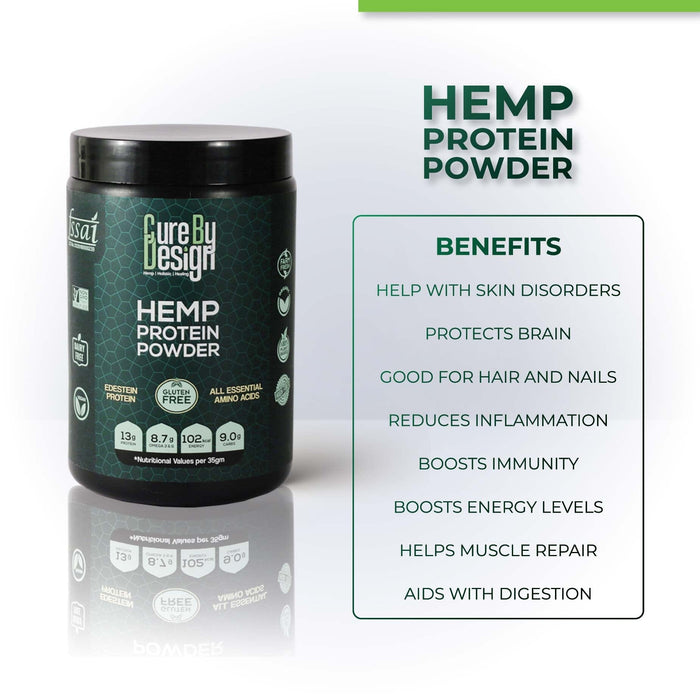 Cure By Design Hemp Protein 450gm Cure By Design 