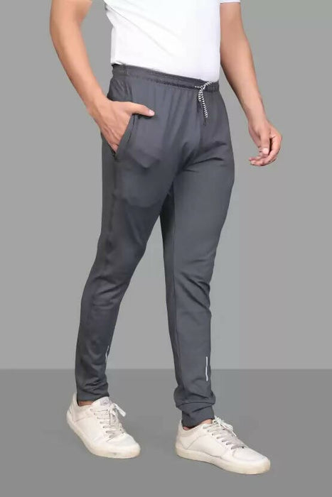 Men's Ultra Dark Grey Tapered fit Track Pant Track Pant Star Enterprise 