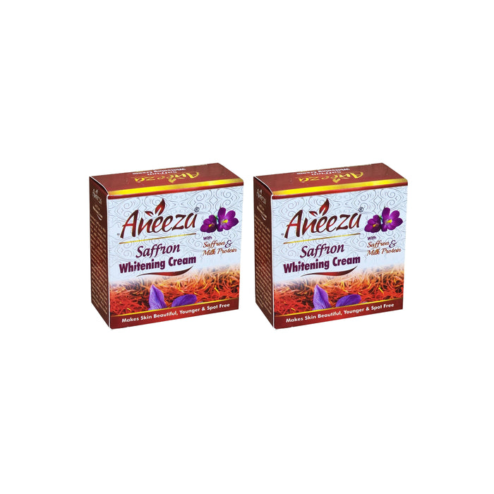 Aneeza Saffron Whitening Cream - 20g (Pack Of 2) Face Cream Health And Beauty 