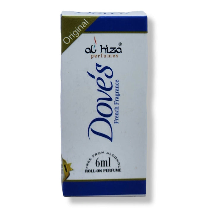 Al hiza perfumes Dove's French Fragrance Roll-on Perfume Free From Alcohol 6ml (Pack of 6) Perfume SA Deals 