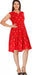 Women Floral Print Viscose Rayon A-line Kurta (Red) Gown Komal fashion 