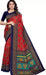 SVB Saree Red Colour Checks Printed Saree Saree SVB Sarees 