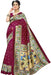 SVB Saree Wine Colour Art Silk Printed Saree Saree SVB Sarees 