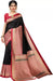 SVB Saree Black Colour Art Silk Printed Saree Saree SVB Sarees 