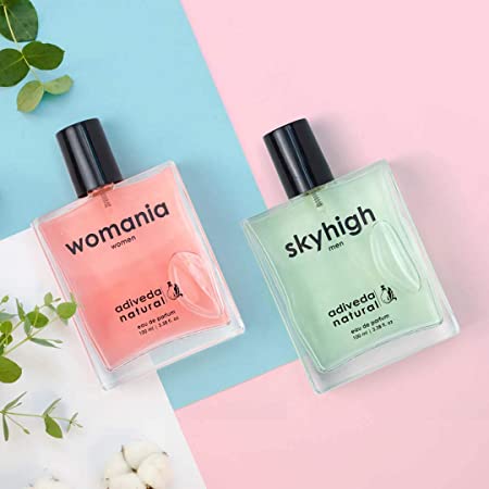 Adiveda Natural Skyhigh & Womania For Men & Women Combo Eau de Parfum - 200 ml Perfumes Adiveda Natural 