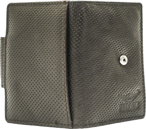 Unisex Genuine Leather Card Holder Black MASKINO ENTERPRISES 