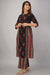 SVARCHI Women's Cotton Cambric Buti Printed Straight Kurta & Palazzo Set (Black & Red) Women Kurtis VEDIKAS 