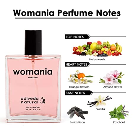 Adiveda Natural Womania Eau de Parfum - Fruity & Floral , 100ML Perfumes Adiveda Natural 