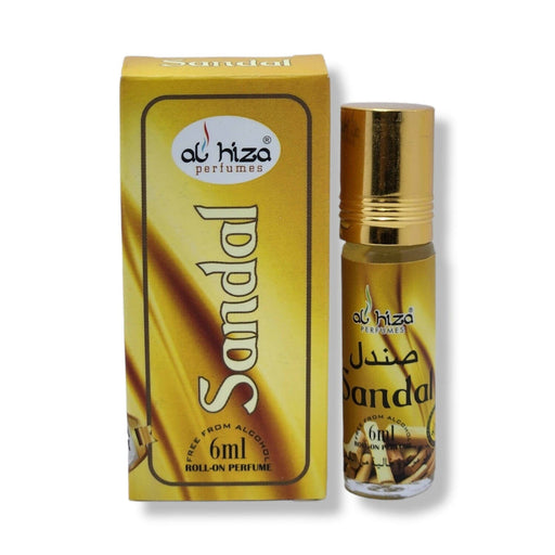 Al hiza perfumes Sandal Roll-on Perfume Free From Alcohol 6ml (Pack of 6) Perfume SA Deals 