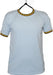 Printed Men Round Neck Light Blue T-Shirt Vantar 