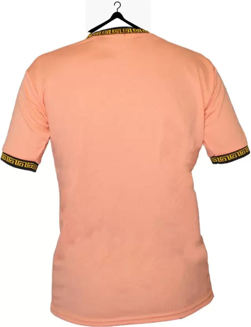 Printed Men Round Neck Pink T-Shirt Apparel & Accessories Vantar 