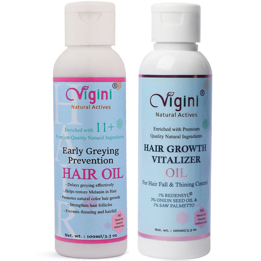 Vigini 1% Redensyl Hair Care Nourishing Growth Tonic Revitalizer & Anti Greying Prevention Oil Hair Care Global Medicare Inc 