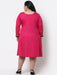 FAZZN Plus Size Pink Colour Full Sleeves Dress Dresses Haul Chic 