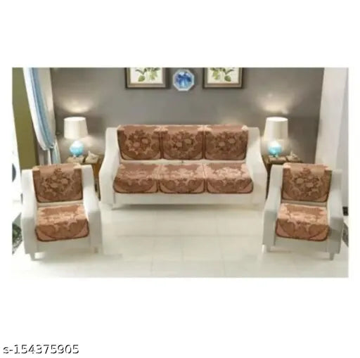 Sofa velvet 5 seater sofa cover Home & Garden Love Kush Collection 