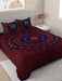 UniqChoice Multi Color 100% Cotton Badmeri Printed King Size Bedsheet With 2 Pillow Cover(D-2008NMulti) My Uniqchoice 