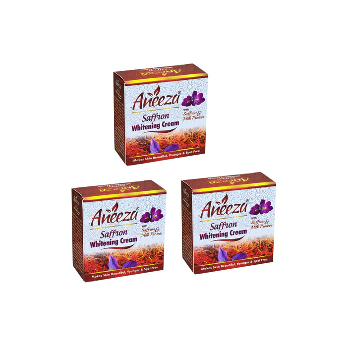 Aneeza Saffron Whitening Cream - 20g (Pack Of 3) Face Cream Health And Beauty 